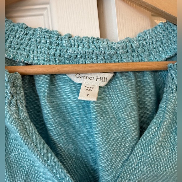 Garnet hill Amelia Linen Dress - Picture 3 of 8